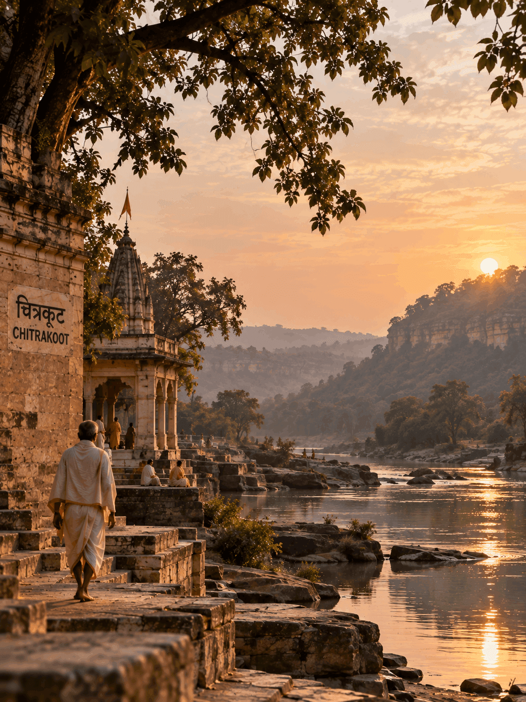 Chitrakoot, a sacred landscape associated with the Ramayana