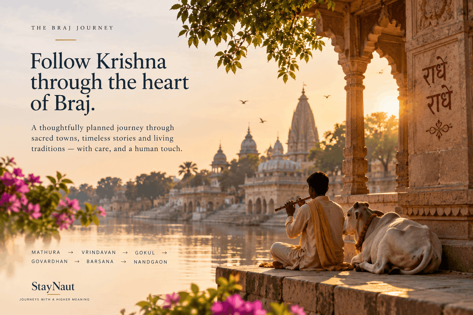 A pilgrimage journey through the sacred landscapes of Braj
